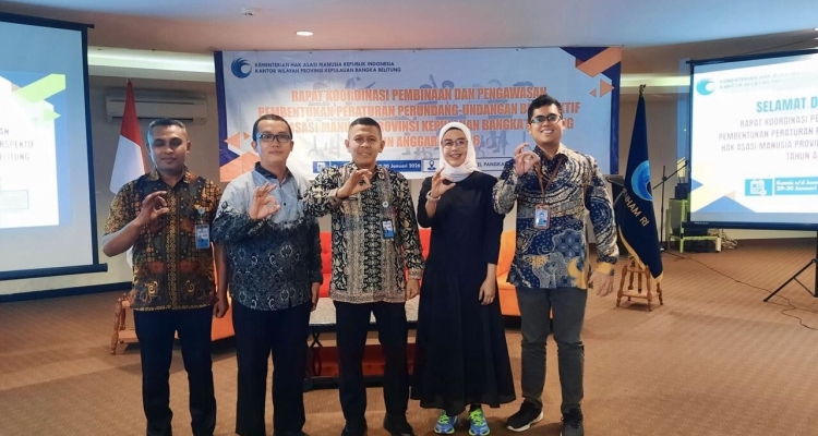 Akademisi FSEI IAIN SAS Babel Berpartisipasi dalam Pembinaan Penyusunan Perda Berbasis HAM